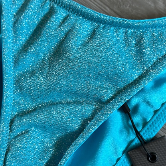 Baby blue string bathing suit bottom - Picture 6 of 7